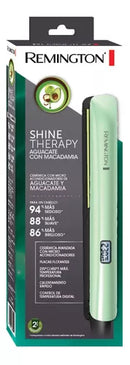 Plancha Alisadora Remington Shine Therapy Aguacate - S9960