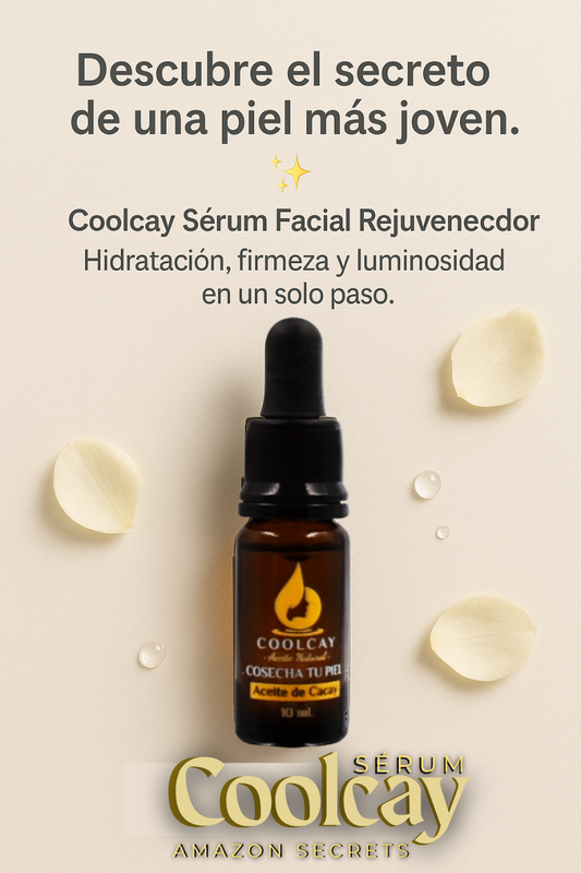COOLCAY AMAZON SECRETS - Sérum Rejuvenecedor Facial con Aceite de Cacay 100% Puro