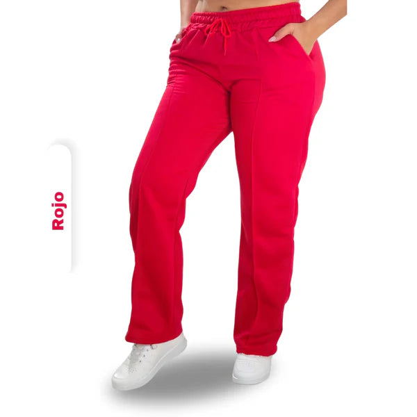 Joggers Bota Recta de Algodón Premium