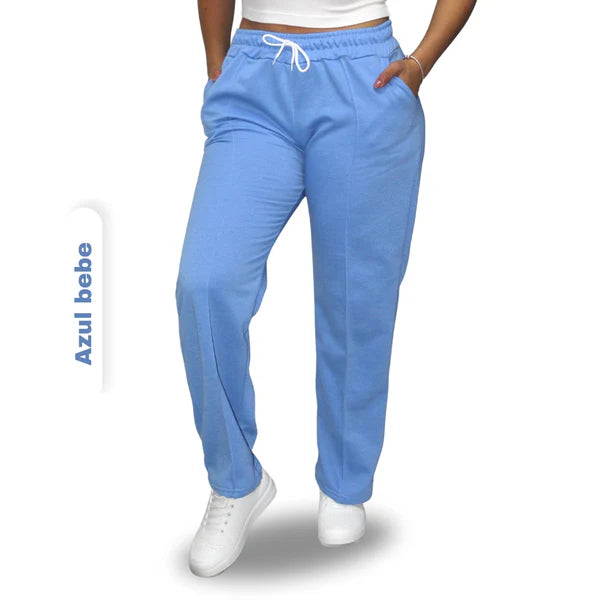 Joggers Bota Recta de Algodón Premium