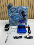COMBO 4 EN 1 - TECNOLOGÍA Y DIVERSIÓN - Air Pods Pro + Smart Watch + Consola Game Boy + Diadema Air Pods Max